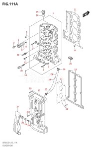 08002F-510001 (2005) 80hp E40 E01- (DF80A) DF80A drawing CYLINDER HEAD