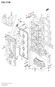 DF175T From 17502F-310001 (E01 E40)  2013 drawing CYLINDER HEAD (DF150T:E40)