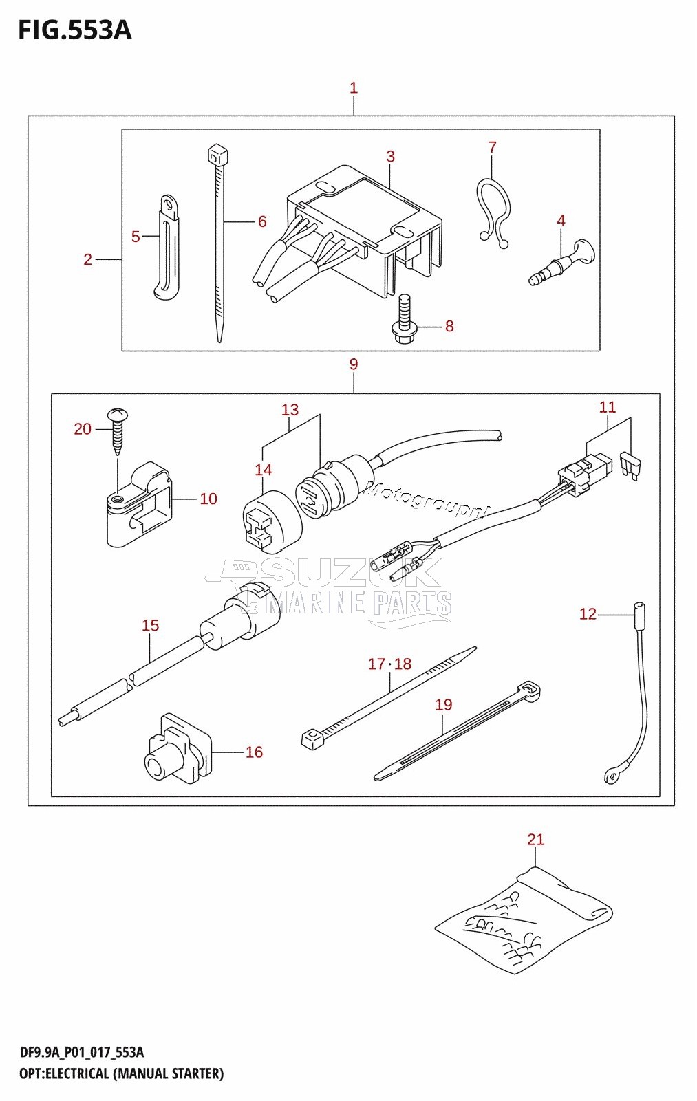 OPT:ELECTRICAL (MANUAL STARTER) (DF8A:P01:M-STARTER)