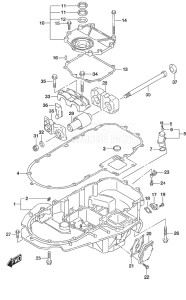 Outboard DF 175AP drawing Engine Holder