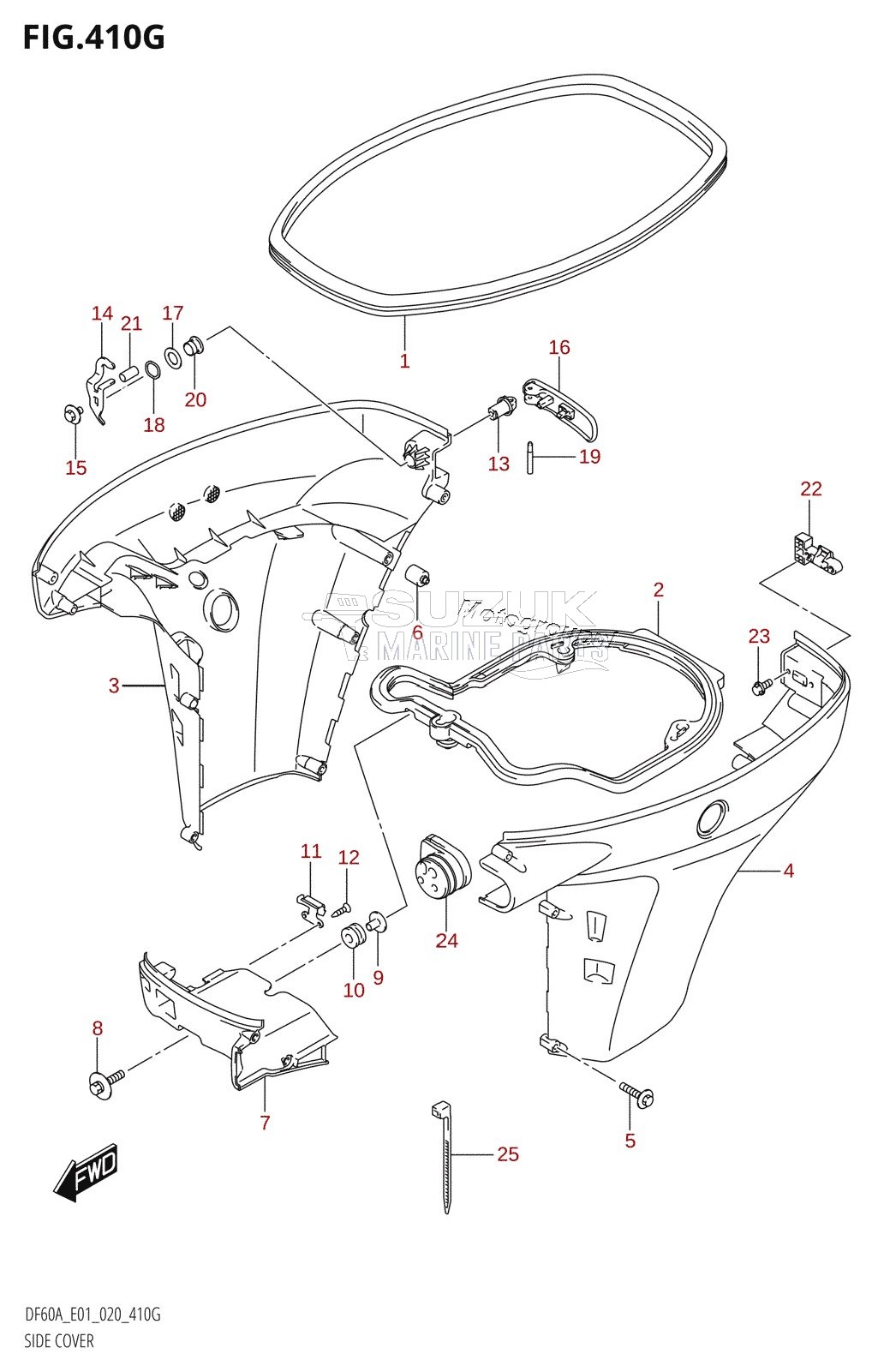 SIDE COVER (DF60AVT:E01,DF60AVT:E40,DF60AVTH:E40)