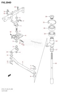 DF150Z From 15002Z-310001 (E03)  2013 drawing CLUTCH SHAFT (DF175Z:E03)