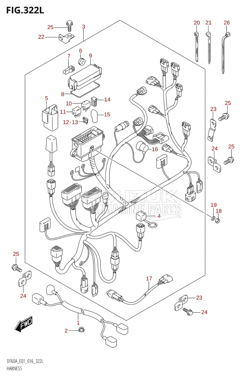 HARNESS (DF60ATH:E01)