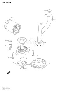 11501F-680001 (2006) 115hp E01 E40-Gen. Export 1 - Costa Rica (DF115TK5  DF115TK6  DF115WTK6) DF115T drawing OIL PUMP