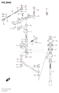 DF175Z From 17502Z-410001 (E01 E40)  2014 drawing CLUTCH SHAFT (DF150ZG:E01)