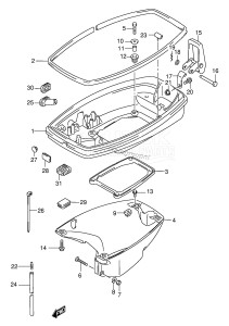 DT40 From 04003K-510001 ()  2005 drawing LOWER COVER