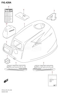 DF6A From 00603F-910001 (P03)  2019 drawing ENGINE COVER (DF4A)