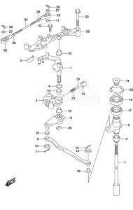 Outboard DF 150 drawing Clutch Shaft (Model: TG/ZG)