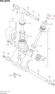 17502F-010001 (2010) 175hp E01 E40-Gen. Export 1 - Costa Rica (DF175TK10) DF175T drawing TRIM CYLINDER