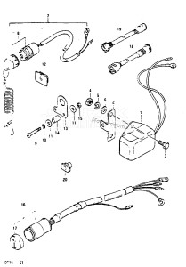 DT15 From 01501-718639 ()  1987 drawing OPTIONAL : ELECTRICAL (3)