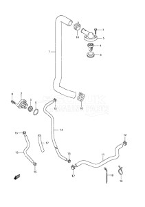 Outboard DF 70A drawing Thermostat