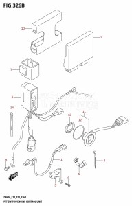 DF50A From 05003F-240001 (E01 E11)  2022 drawing PTT SWITCH /​ ENGINE CONTROL UNIT ((DF40A,DF40ATH,DF40AST,DF50A,DF50ATH,DF60A,DF60ATH,DF50AVT,DF60AVT,DF40ASVT,DF60AVTH):023)