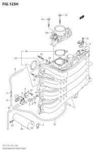 DF150 From 15002F-410001 (E01 E40)  2014 drawing INTAKE MANIFOLD /​ THROTTLE BODY (DF150ZG:E40)