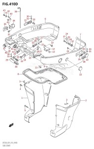 DF200Z From 20002Z-310001 (E01 E40)  2013 drawing SIDE COVER (DF200Z:E40:X-TRANSOM)