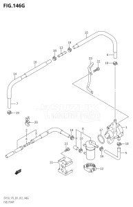 17502Z-210001 (2012) 175hp E01 E40-Gen. Export 1 - Costa Rica (DF175Z) DF175Z drawing FUEL PUMP (DF175Z:E01)