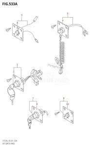 DT25 From 02501K-680001 (E36)  2006 drawing OPT:SWITCH PANEL