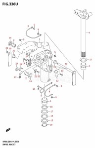 DF40A From 04004F-410001 (E34-Italy)  2014 drawing SWIVEL BRACKET (DF60AVTH:E40)