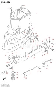 DF60 From 06001F-031001 (E11 E1-)  2013 drawing DRIVE SHAFT HOUSING