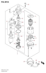 05004F-510001 (2005) 50hp E03-USA (DF50AVT) DF50A drawing STARTING MOTOR