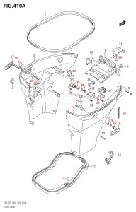 DF140 From 14001F-421001 (E03)  2004 drawing SIDE COVER