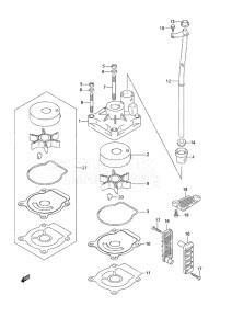 Outboard DF 60A drawing Water Pump