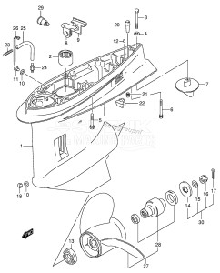 DT150 From 15003-251001 ()  2002 drawing GEAR CASE