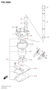 DF250A From 25003P-510001 (E03)  2015 drawing WATER PUMP