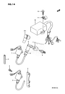 DT15C From 01502-351001 ()  1993 drawing IGNITION