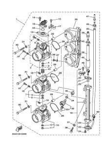 FL200A drawing THROTTLE-BODY