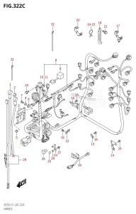 DF250Z From 25003Z-240001 (E11 E40)  2022 drawing HARNESS (DF250T,DF250Z)