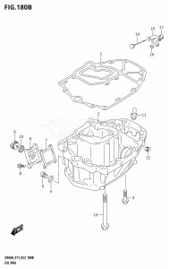 DF40A From 04003F-240001 (E01 E11)  2022 drawing OIL PAN (DF40AQH,DF40ATH,DF50ATH,DF60AQH,DF60ATH,DF50AVT,DF50AVTH,DF60AVT,DF60AVTH)