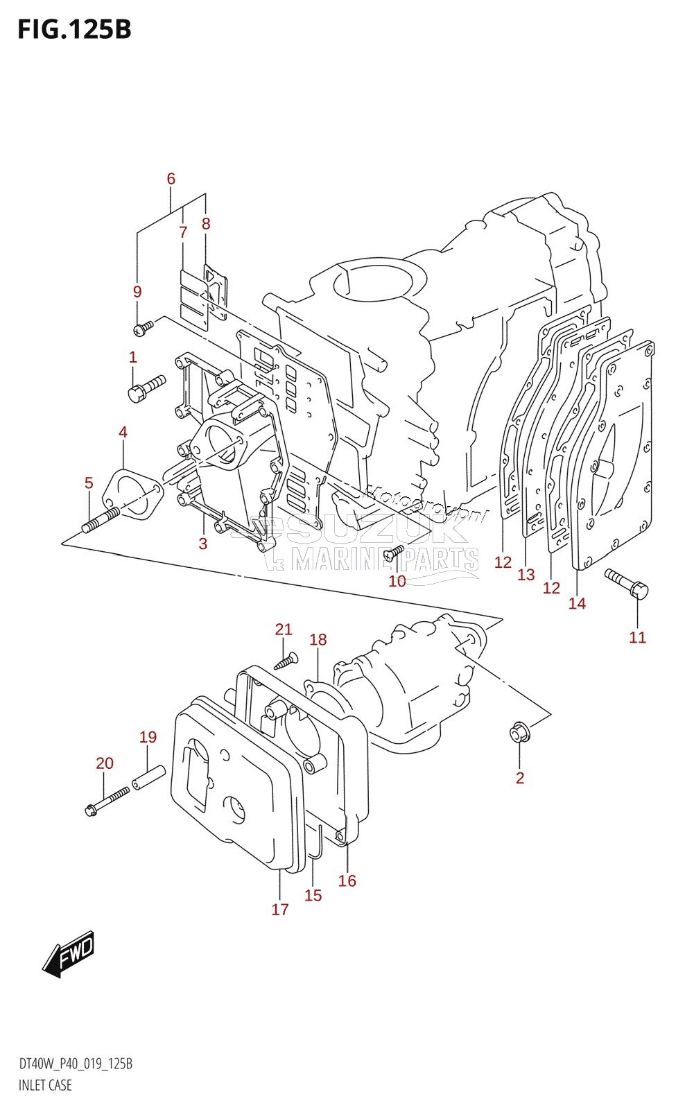 INLET CASE (DT40WK)