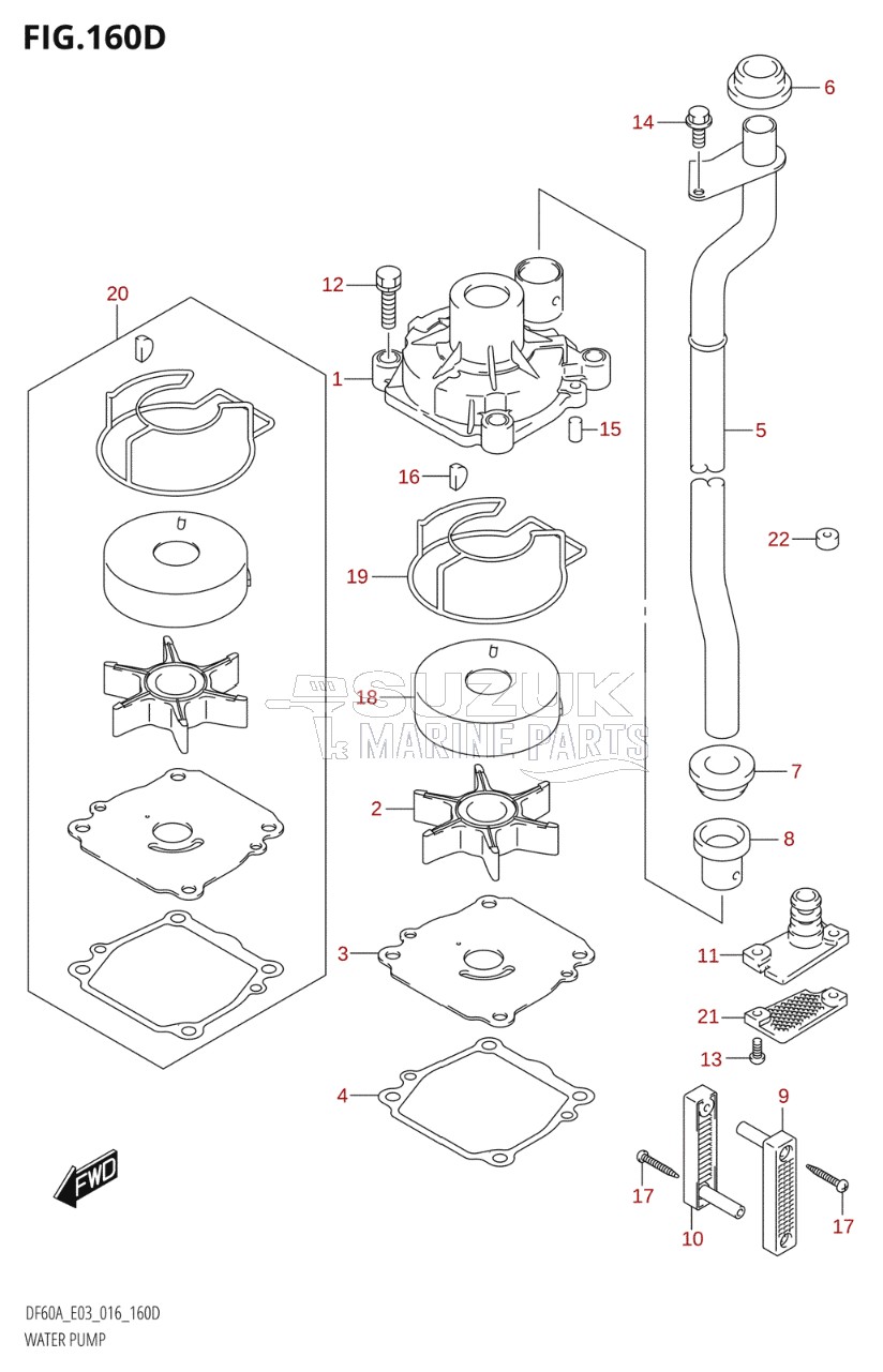 WATER PUMP (DF50AVT:E03)