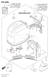 DF175T From 17502F-610001 (E03)  2016 drawing ENGINE COVER (DF175TG:E03)