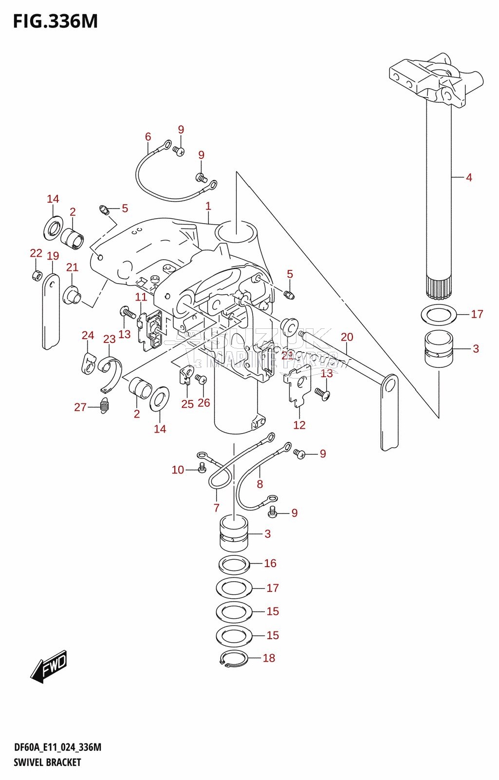 SWIVEL BRACKET (DF60AVTH)