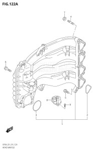 07003F-910001 (2019) 70hp E01 E40-Gen. Export 1 - Costa Rica (DF70A  DF70ATH) DF70A drawing INTAKE MANIFOLD