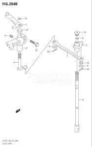 14001Z-510001 (2005) 140hp E01 E40-Gen. Export 1 - Costa Rica (DF140WZK5  DF140ZK5) DF140 drawing CLUTCH SHAFT (K3,K4,K5,K6)