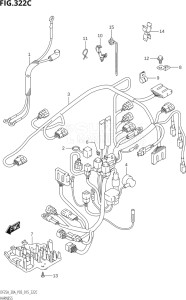 03003F-510001 (2005) 30hp P03-U.S.A (DF30AT  DF30ATH  DT30K10  DT30RK10) DF30A drawing HARNESS (DF25AT:P03)