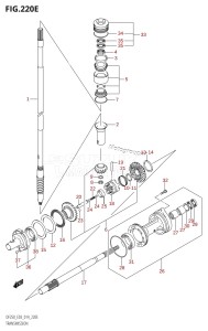 DF250Z From 25003Z-410001 (E03)  2014 drawing TRANSMISSION (DF250T:E03)