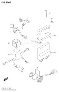 DF90A From 09003F-510001 (E03)  2015 drawing PTT SWITCH /​ ENGINE CONTROL UNIT (DF90A:E01)