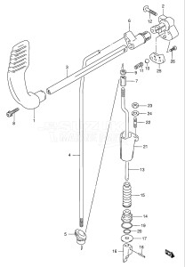 01501F-971001- (1999) 15hp - (DF15(A,R,AR)S X) DF15(A,R,A)S X drawing CLUTCH