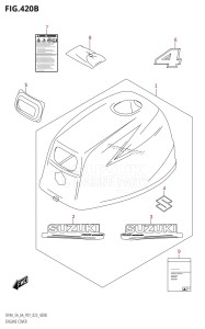 DF6A From 00603F-340001 (P01)  2023 drawing ENGINE COVER (DF4A:020)