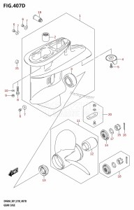 DF40A From 04004F-810001 (E34-Italy)  2018 drawing GEAR CASE (DF60AQH,DF60ATH)