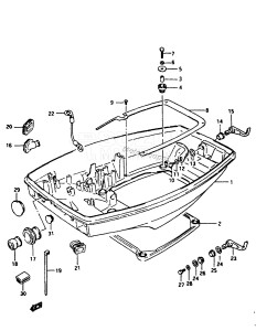 DT40 From 04003-821042 ()  1988 drawing LOWER COVER