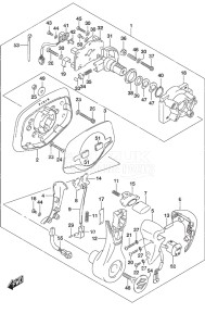 Outboard DF 150AP drawing Flush Mount Remocon