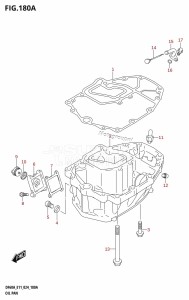 DF60AQH From 06002F-440001 (E11 - E40)  2024 drawing OIL PAN (DF40A,DF40AST,DF50A,DF60A,DF40ASVT)