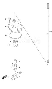 DF 200A drawing Clutch Rod