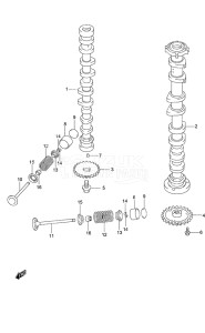 Outboard DF 70A drawing Camshaft