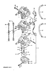 DT65 From 06502-705017 ()  1987 drawing CARBURETOR (DT55)