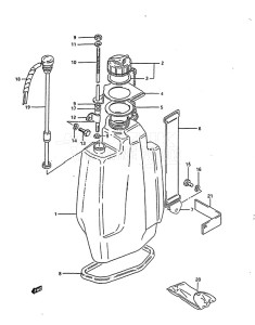 DT 140 drawing Oil Tank